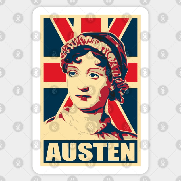 Jane Austen Brittain Sticker by Nerd_art